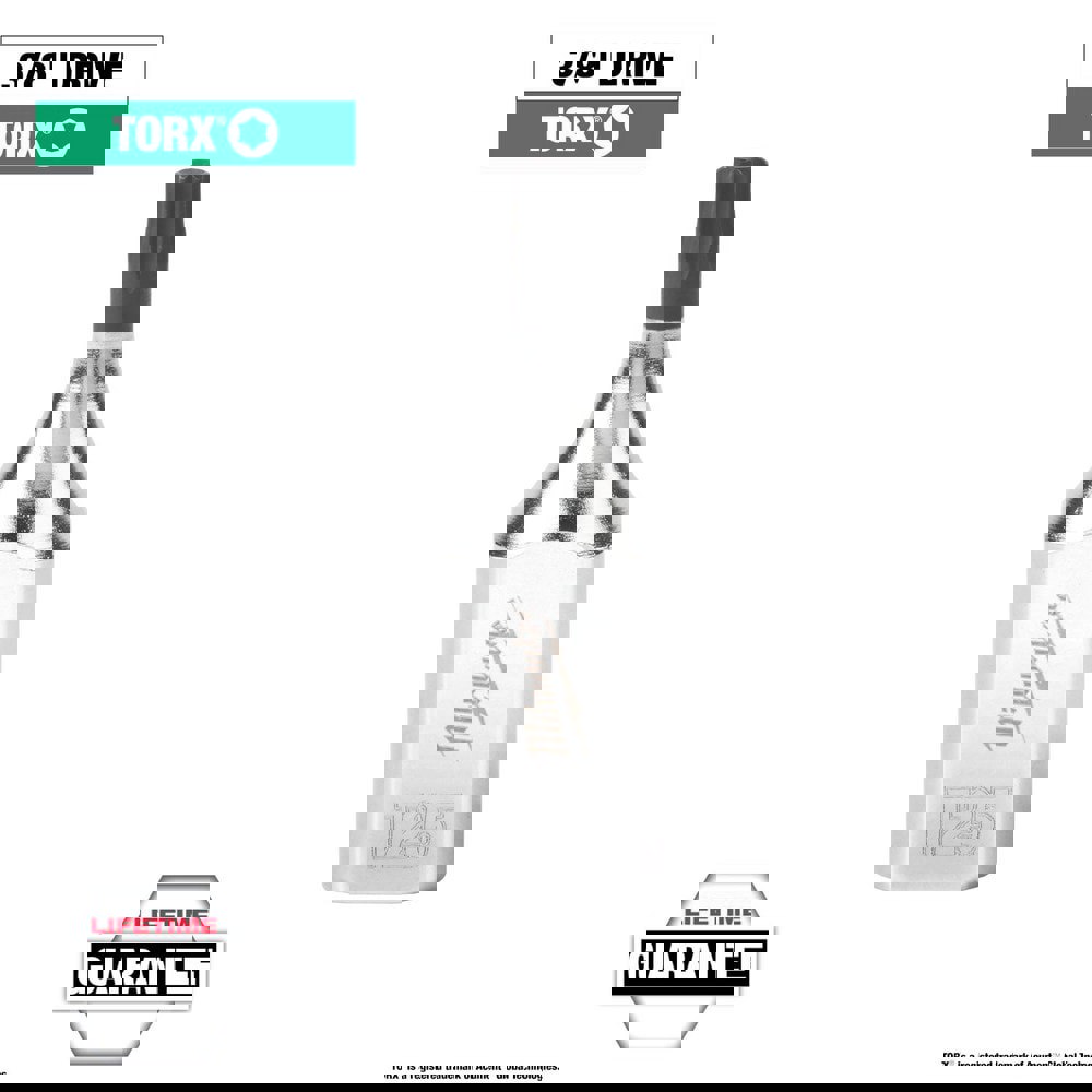 Hand Hex & Torx Bit Sockets; Socket Type: Torx Bit ; Drive Size (Fractional Inch): 3/8 ; Torx Size: T25 ; Bit Length (mm): 14.29 ; Bit Length (Inch): 9/16 ; Bit Length (Decimal Inch): 0.5625